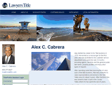 Tablet Screenshot of alexcabrera.lawyersvc.com